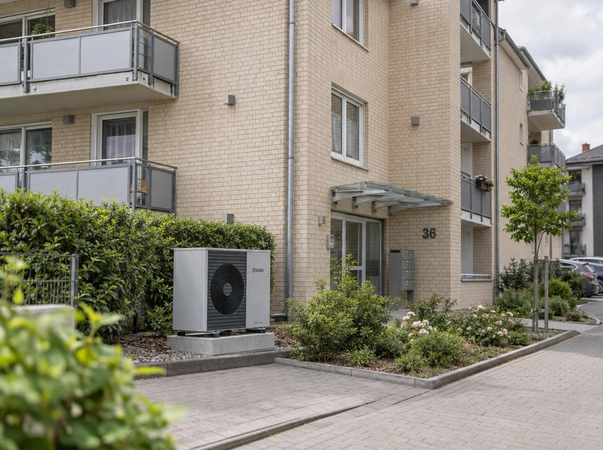 Mehrfamilienhaus mit Wärmepumpenanlage